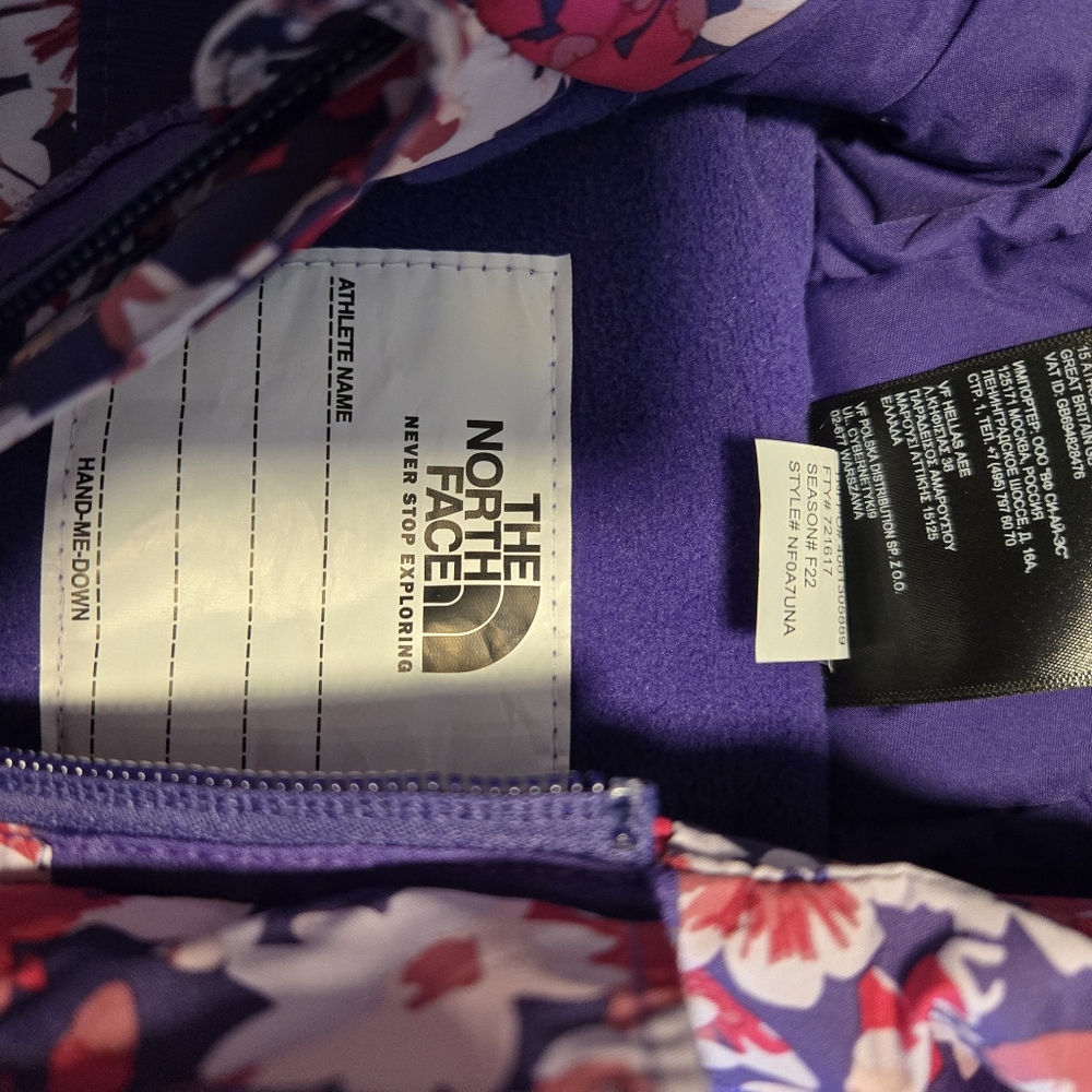 The North Face Purple and Pink Snowsuit - Picture 4 of 7